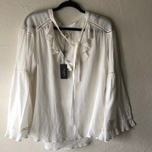 NWT Max Studio Peasant Shirt